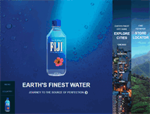 Tablet Screenshot of fijiwater.com.au